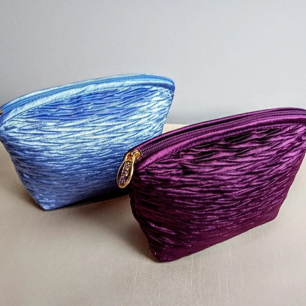 NaRaYa Pleated Cosmetic Bags - 2 Piece Set